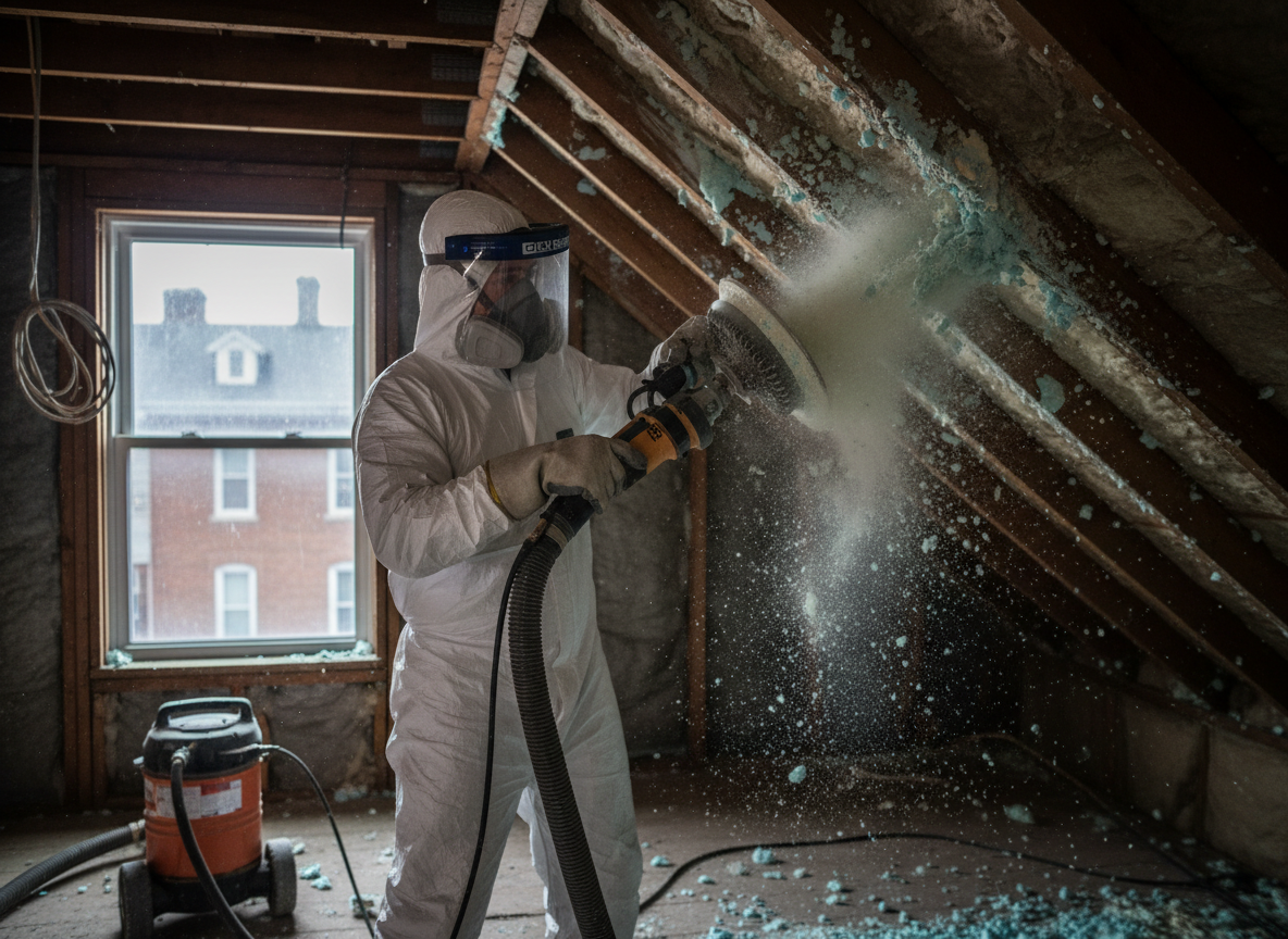 Closed Cell Spray Foam Removal in York, North Yorkshire
