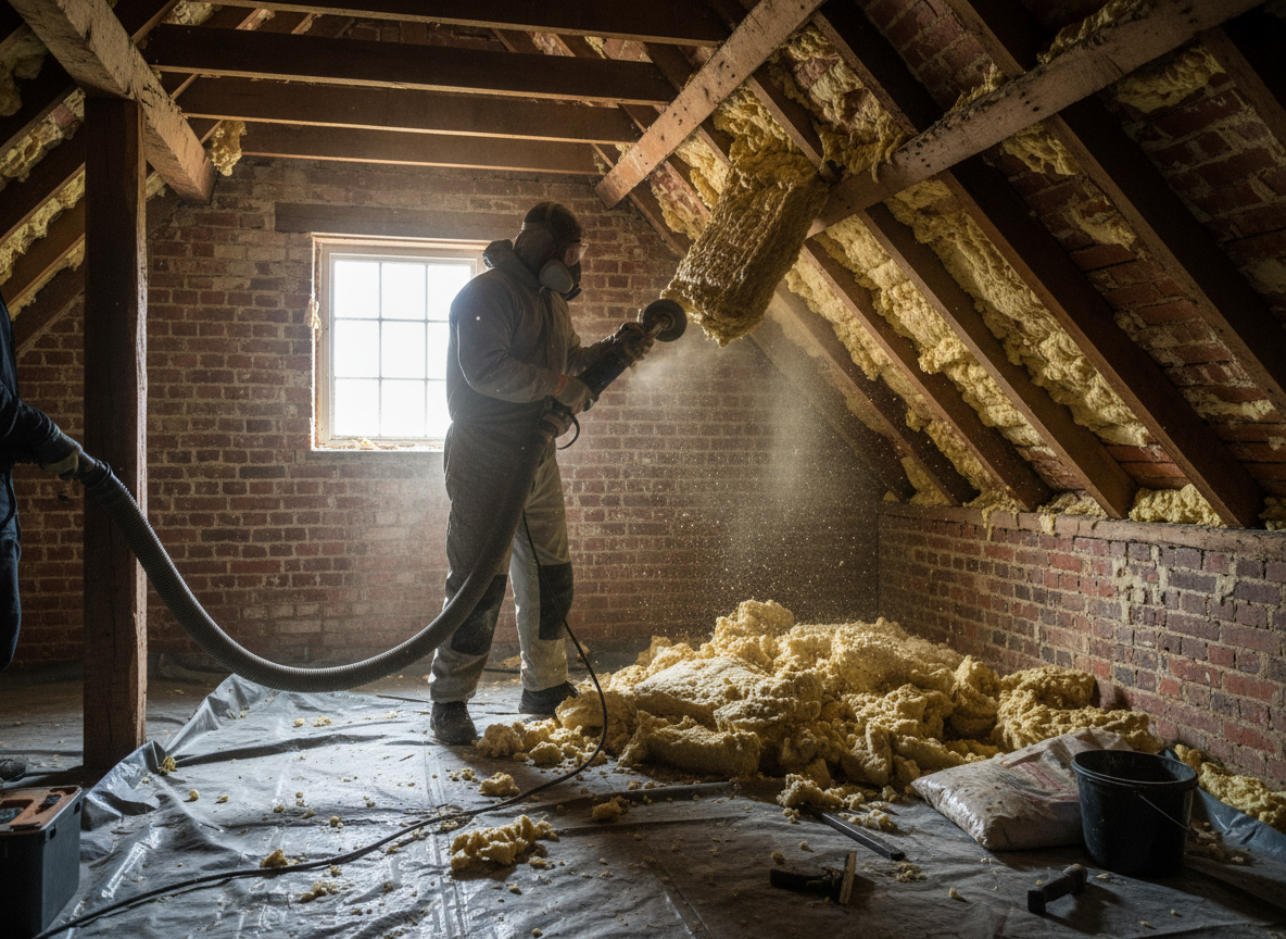 Mortgage Lender Spray Foam Removal in York, North Yorkshire