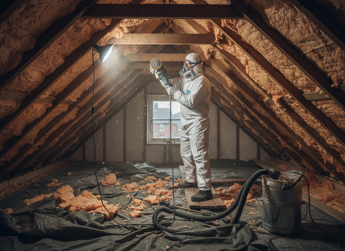 Residential Spray Foam Removal in York, North Yorkshire